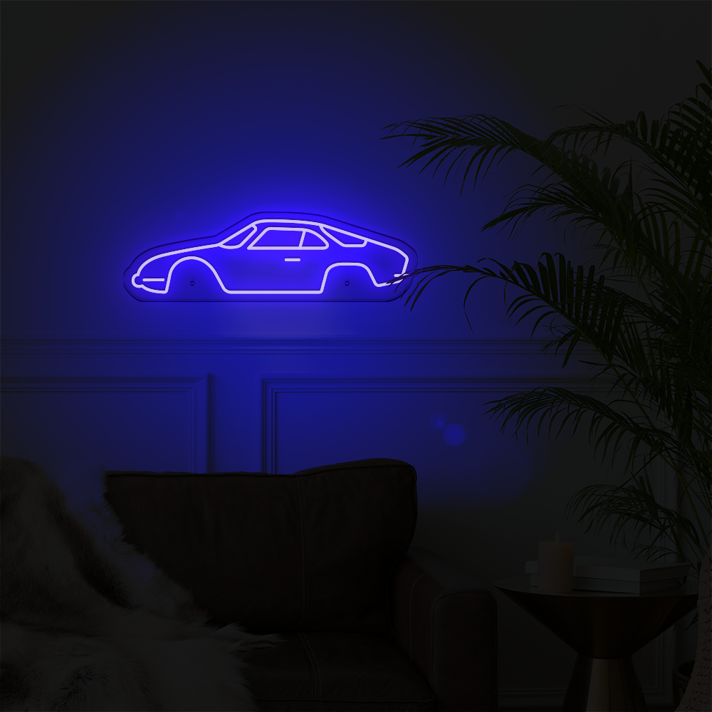 Néon LED mural - ALPINE A110 Berlinette