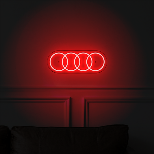 Néon LED mural - AUDI