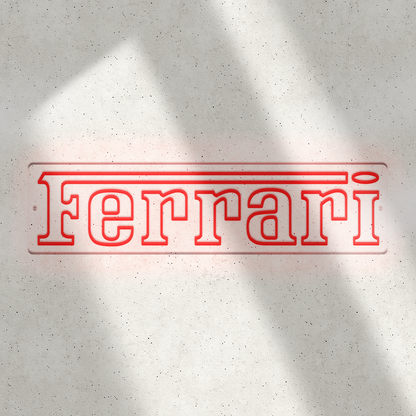 Néon LED mural - FERRARI