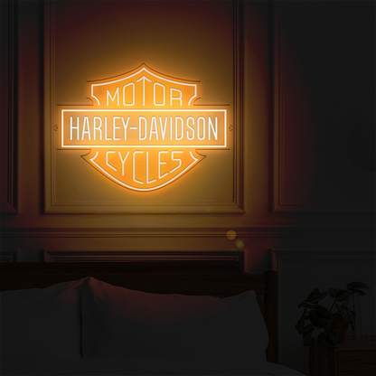 Néon LED mural - HARLEY DAVIDSON