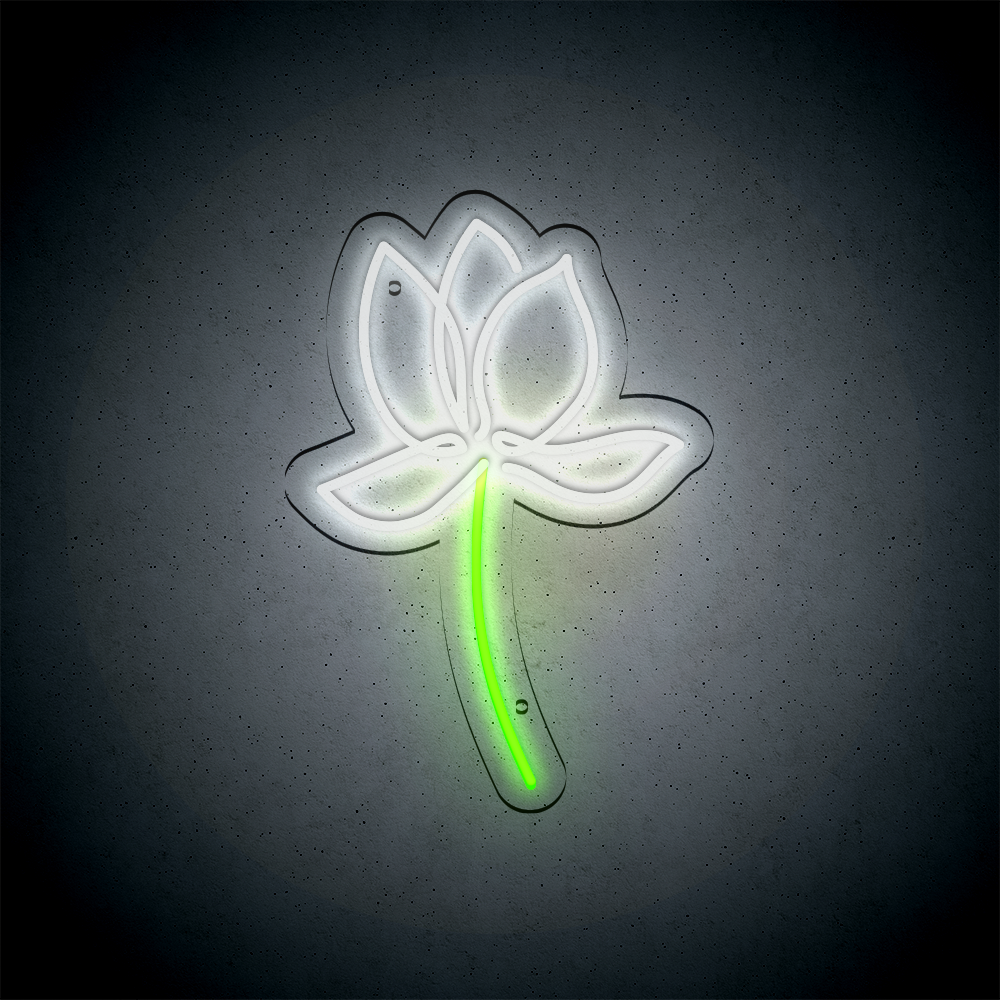 Néon LED mural - LOTUS