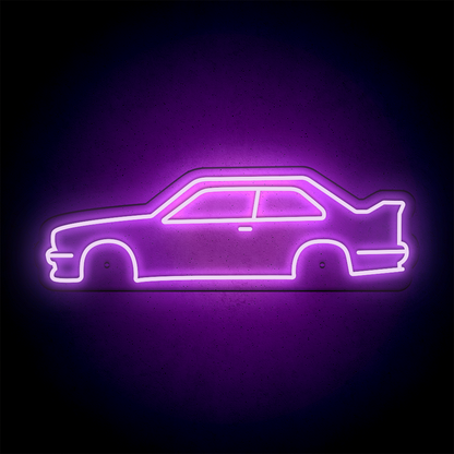 Néon LED mural - BMW M3 E30