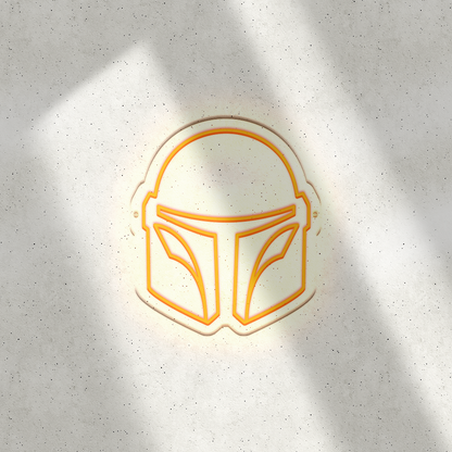 Néon LED mural - MANDALORIAN