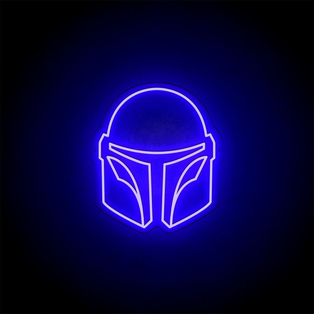 Néon LED mural - MANDALORIAN