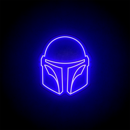 Néon LED mural - MANDALORIAN