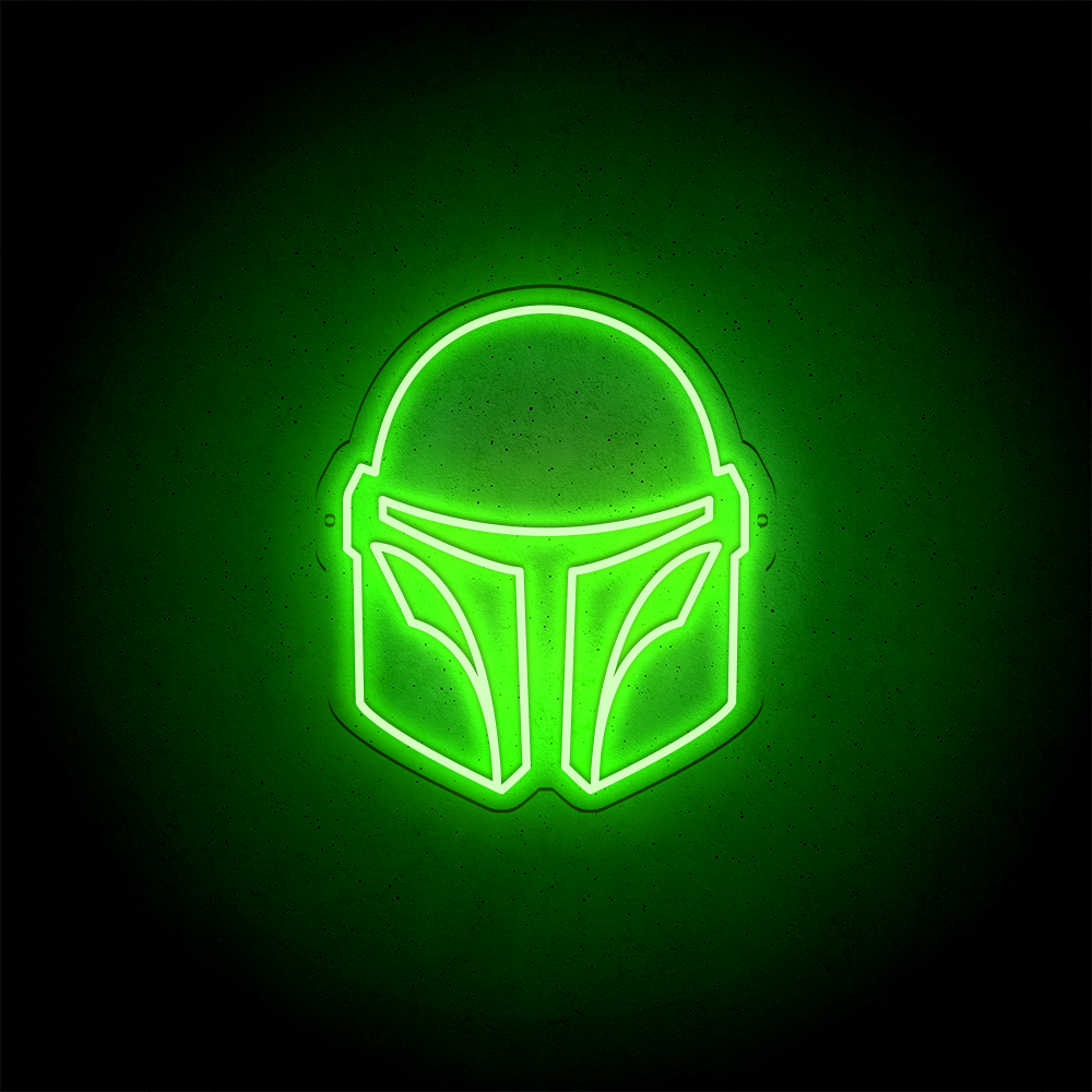 Néon LED mural - MANDALORIAN