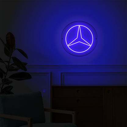 Néon LED mural - MERCEDES