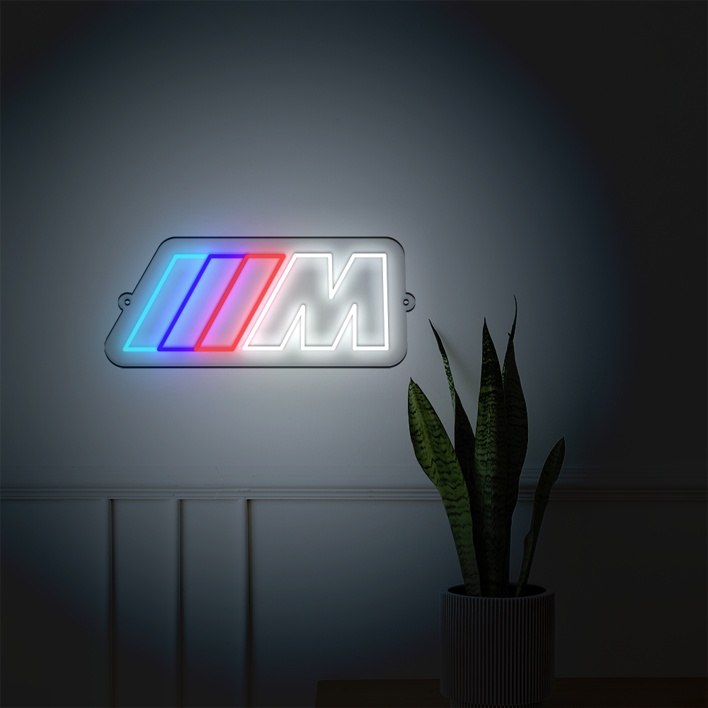 Néon LED mural - BMW M Power