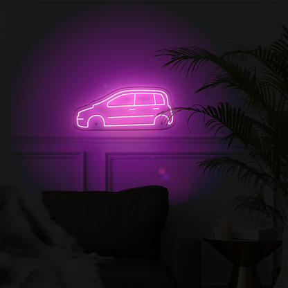 Néon LED mural - FIAT Multipla