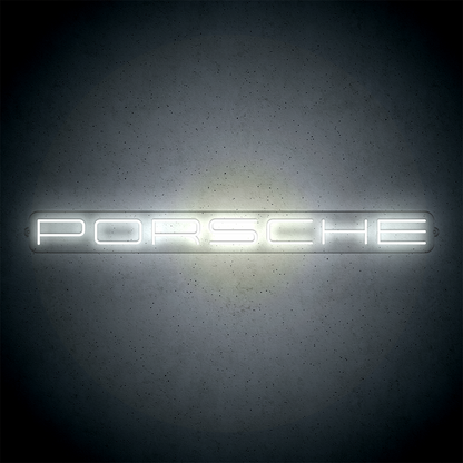 Néon LED mural - PORSCHE