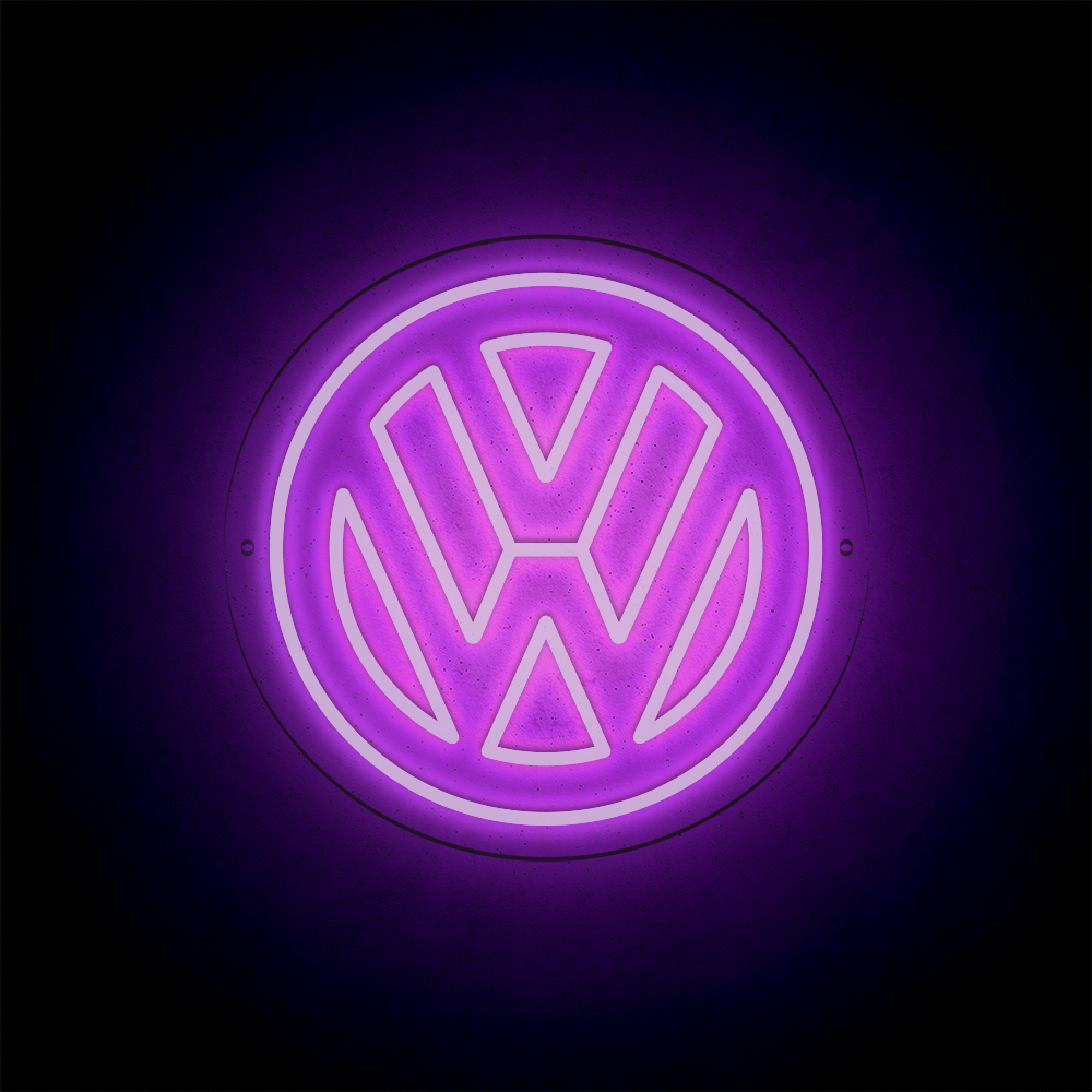 Néon LED mural - VOLKSWAGEN