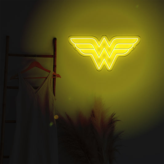 Néon LED mural - WONDER WOMAN